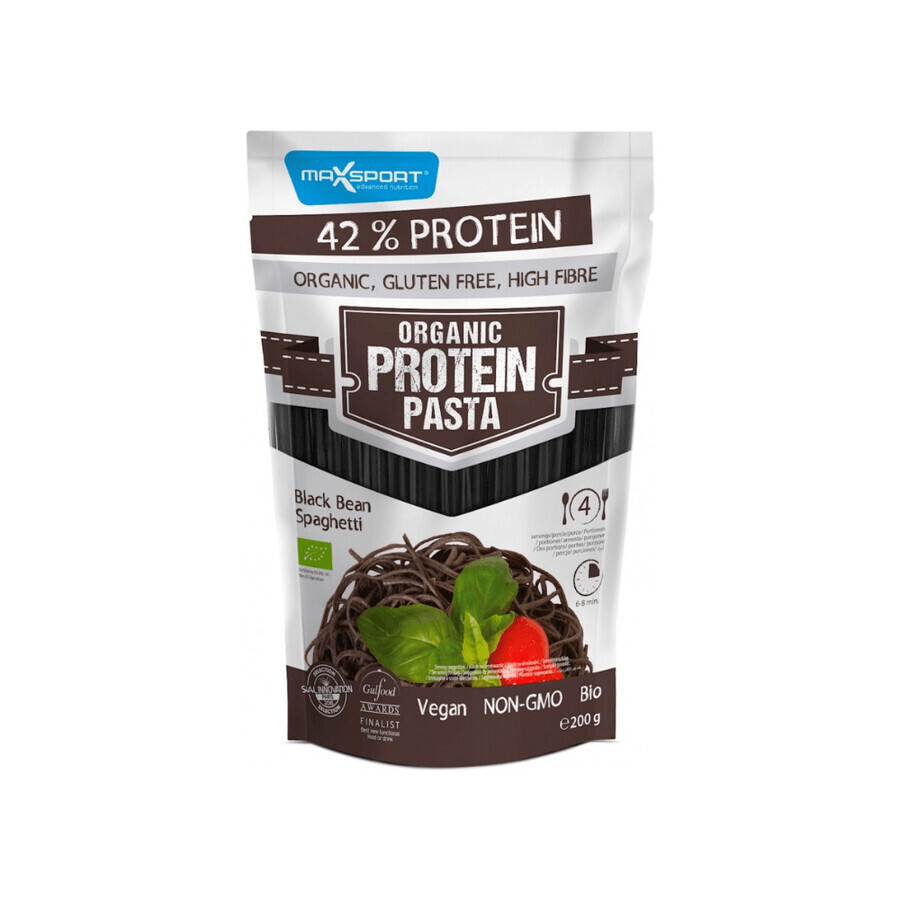 Pâtes aux haricots noirs bio, 200 g, Max Sport