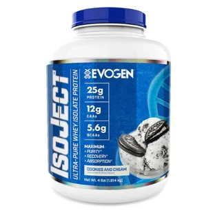IsoJect Proteinpulver mit Keks- und Sahnegeschmack, 1,81 kg, Evogen