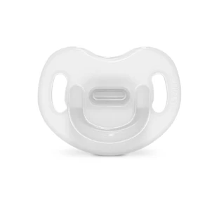 Sucette anatomique en silicone SX Pro Colour Essence, 6-18 mois, blanche, Suavinex