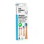 Elektrische tandenborstelkoppen Soft voor volwassenen, 4 stuks, The Humble Co