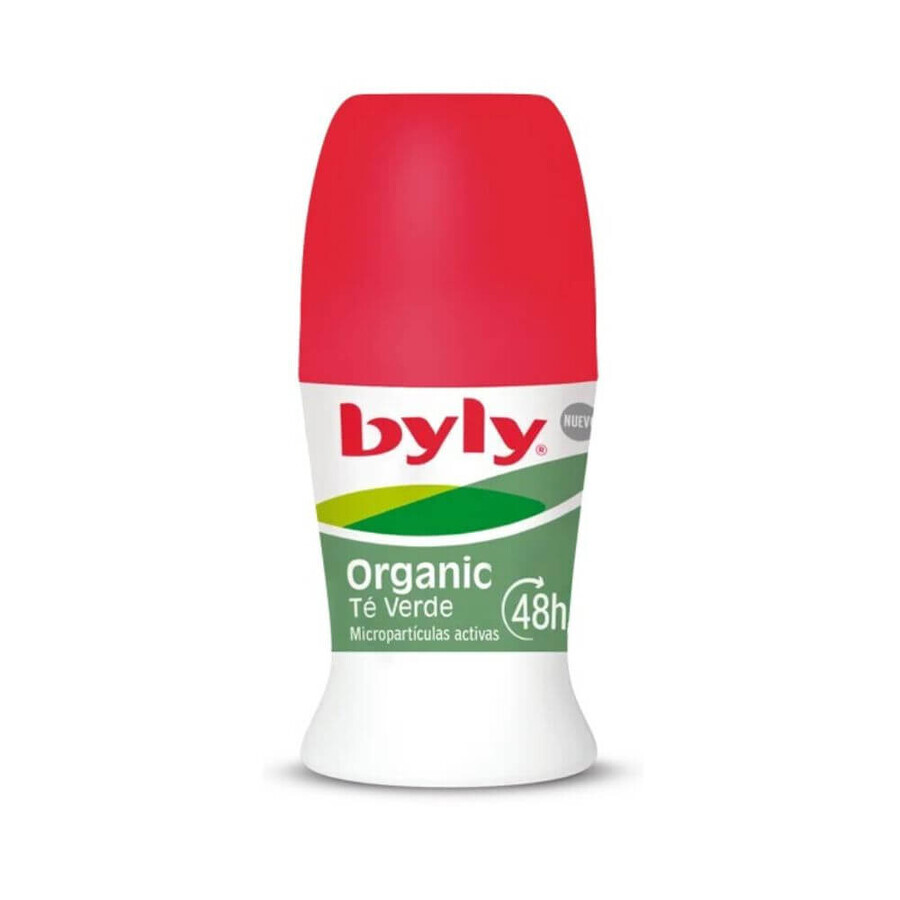 Cumpără Deodorant Roll - On organic cu menta si ceai verde Fresh Active, 50 ml, Byly Deodorant Roll - On organic cu menta si ceai verde Fresh Active, 50 ml, Byly