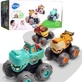 Set van 3 Bebe Monster Truck auto's, 18 maanden+, Hola