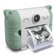 KidyPrint, Green, Kidywolf digital camera with thermal print function for children