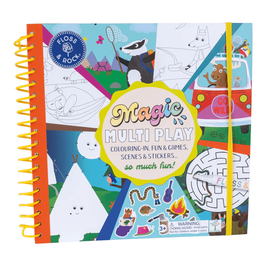 Reusable Activity Book, Magic Multi Play Adventure, 3 years+, Floss & Rock