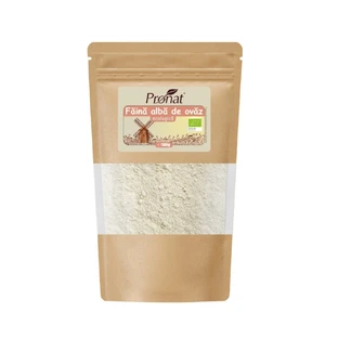 Organic white oat flour, 500 g, Pronat