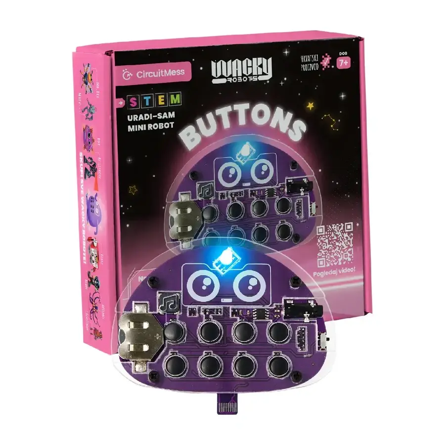 Robotic kit Stem Wacky Robots, 7+ years, Buttons, CircuitMess