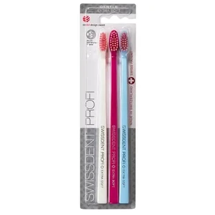 Zahnbürsten-Set Extra Soft, 3 Stück, Swissdent