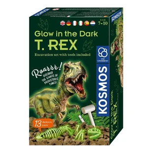 Educatieve set Fosforescerende T-Rex Steel, +7 jaar, Kosmos