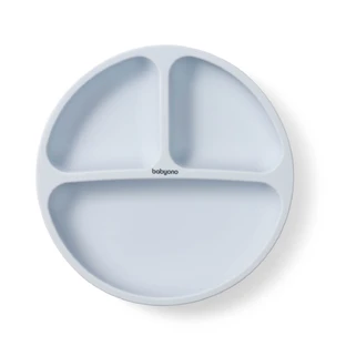 Placa de silicona con ventosa, Azul, Babyono