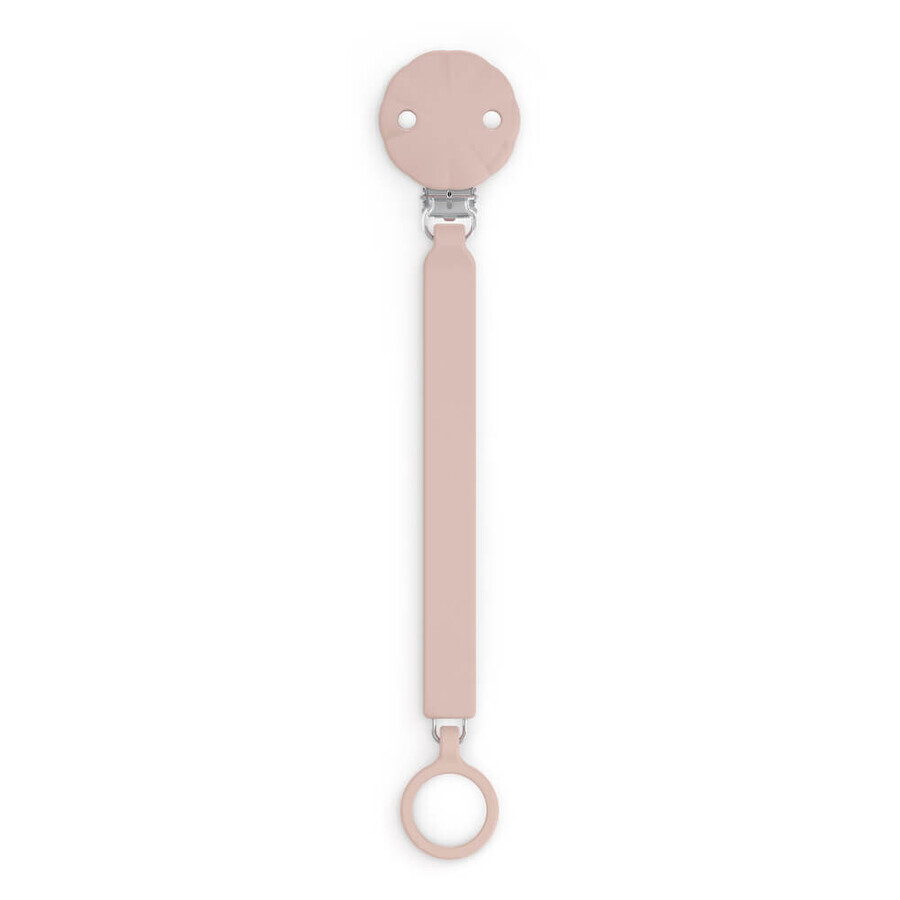 Silicone lanyard with clips for pacifier Wonder, Pink, Suavinex