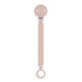 Silicone lanyard with clips for pacifier Wonder, Pink, Suavinex