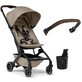 Paquet promotionnel Poussette Joolz Aer+ avec 2 accessoires inclus, Sandy Taupe, Joolz