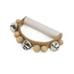 Jouet en bois Tambourin avec clochettes, +6 mois, Nougat, Label Label