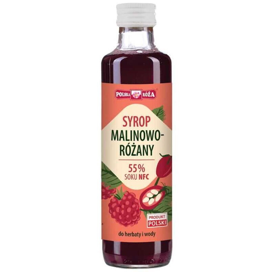 Sirop de zmeură și trandafiri 250ml Polska Róża