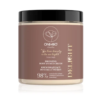 Crema bronceadora para cara y cuerpo, 250 ml, Onlybio