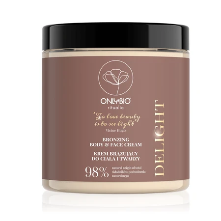 Crema bronceadora para cara y cuerpo, 250 ml, Onlybio