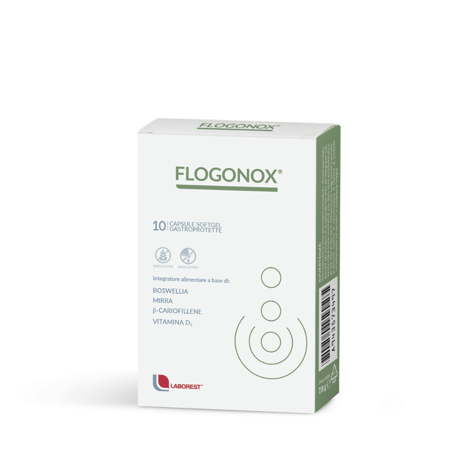 Cumpără Supliment alimentar Flogonox, 10 capsule moi gastrorezistente, Laborest Italia Supliment alimentar Flogonox, 10 capsule moi gastrorezistente, Laborest Italia
