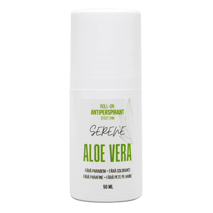 Antitranspirant roll-on met aloë vera geur, 50 ml, Serene