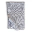 Manta de punto de algodón Chevron, 75 x 95 cm, Gris, Tuxi