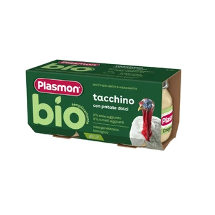 Puré de patata y pavo ecológico, 2 x 80g, Plasmon