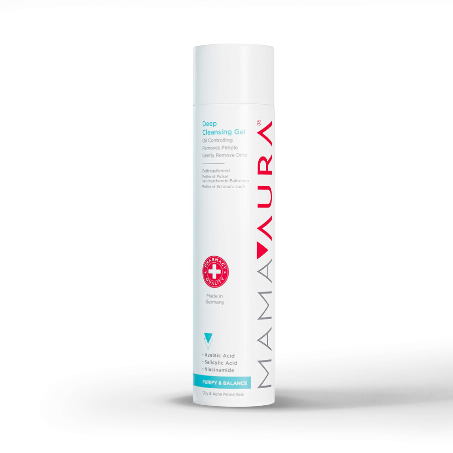 Purify & Balance Tiefenreinigendes Gesichtsgel, 150 ml, Mamaaura
