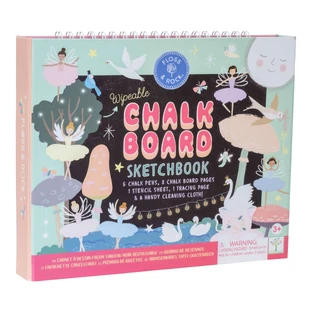 Chalkboard Sketchboard Sketchbook Enchanted, 3 años+, Floss & Rock