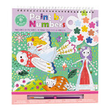 Paint by numbers Fairy Tale watercolor coloring book, 5 years+, Floss & Rock