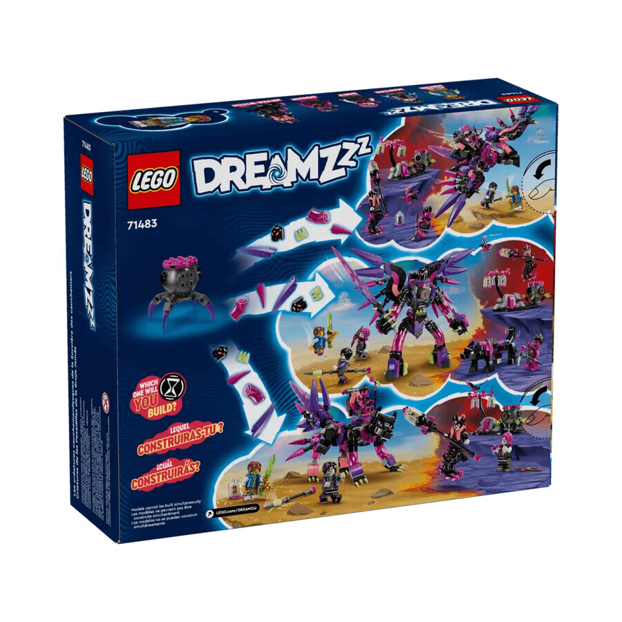 Les créatures cauchemardesques de la sorcière du Jamais, 9+ ans, 71483, Lego Dreamzzz