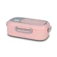 Boîte à lunch en acier inoxydable Boîte à lunch We care, rose, 800 ml, Nava