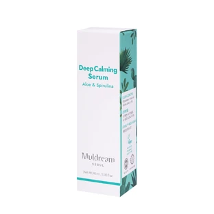 Beruhigendes Gesichtsserum mit Aloe und Spirulina, 40 ml, Muldream