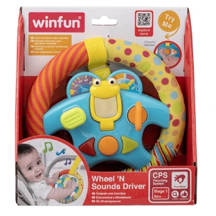 Muzikaal stuurwiel, 3 maanden+, Winfun