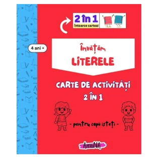 Activity Book 2in1 Learning Letters, +4 years, Amona