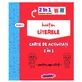 Activity Book 2in1 Learning Letters, +4 years, Amona