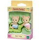 Lote de 2 figuras Oso Gemelos Sylvanian Families, +3 años, Época