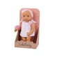 Poupée bébé avec vêtements 2 pièces et bandeau rose, +2 ans, Lullababy