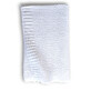 Gebreide katoenen babydeken Chevron, 75 x 95 cm, Wit, Tuxi