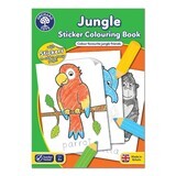 Coloring book with English activities and stickers, 3 years+, Jungla, Orchard Toys