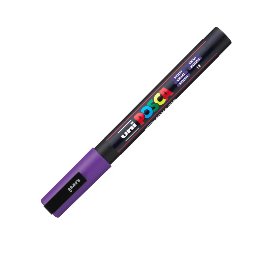 Acrylmarker PC-3M Fijn, Violet 12, Posca