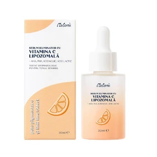 Liposomales Vitamin C Serum + AHA, PHA, Kojisäure, Milchsäure, 30 ml, Meloni