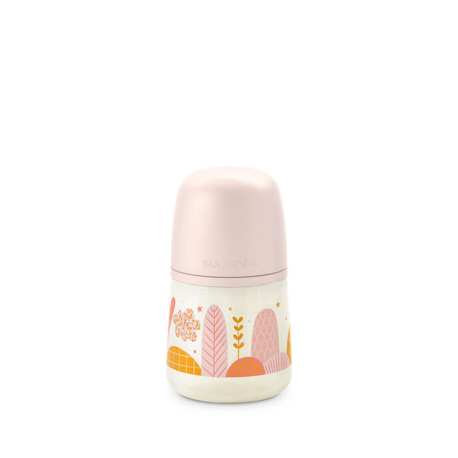 Biberón con tetina fisiológica SX pro con flujo lento Dreams Dreams, Rosa, 150 ml, Suavinex