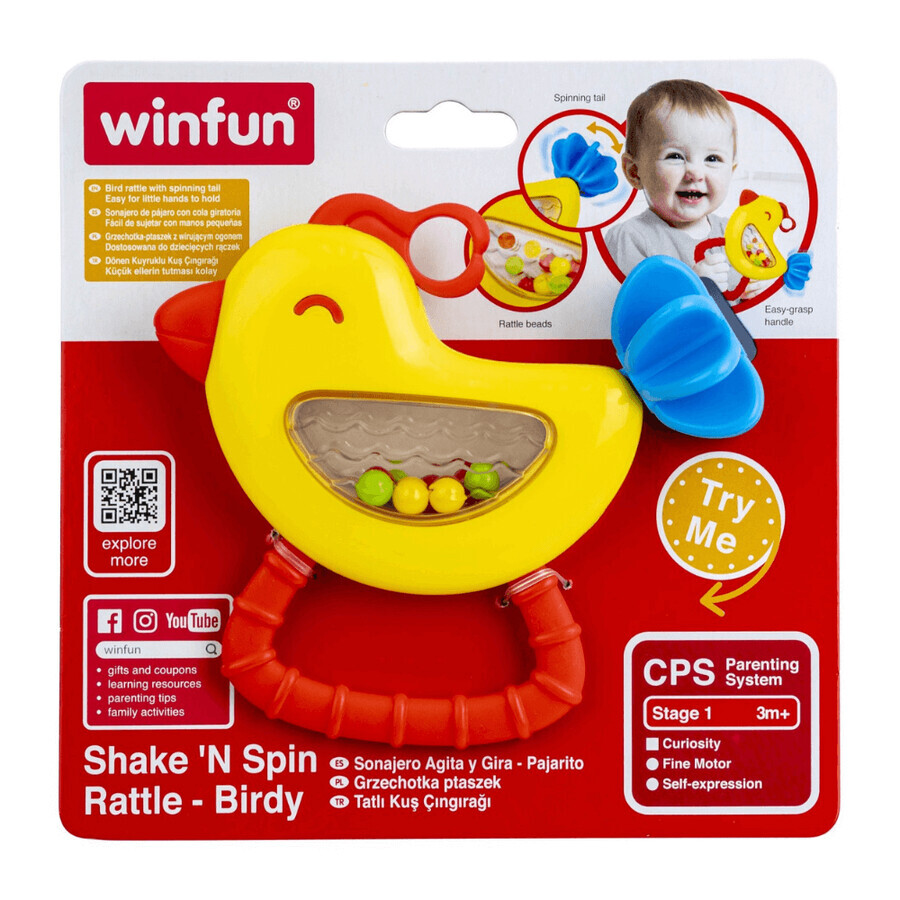 Vogel, 3 maanden+, Winfun