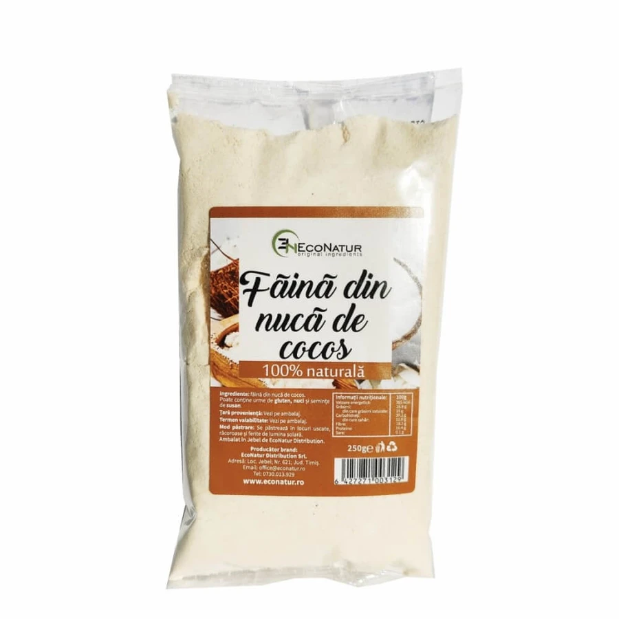 Coconut flour, 250 g, Econatur