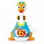 Dancing duck with lights and songs, +18 months, Blue, Hola