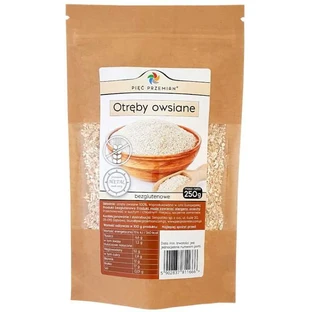 Glutenfreie Haferkleie 250g FIVE CHANGES