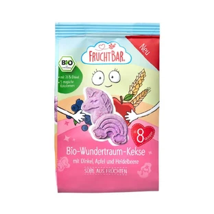 Galletas Wonderdream ecológicas con espelta, arándanos y plátano, +8 meses, 100 g, Frucht Bar
