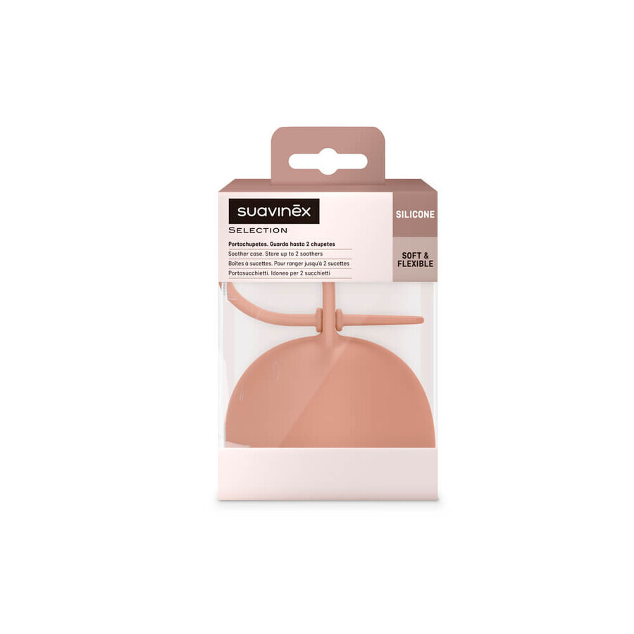 Silikonbox für Schnuller Colour Essence, Ruby, Suavenix