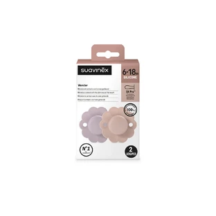 Silikon Schnuller SX Pro Wonder, 6 - 18 Monate, Lavendel Rosa, 2 Stück, Suavinex