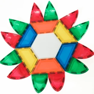 Jeu de construction avec pièces magnétiques Dome Pack, +3 ans, 18 pièces, Learn & Grow