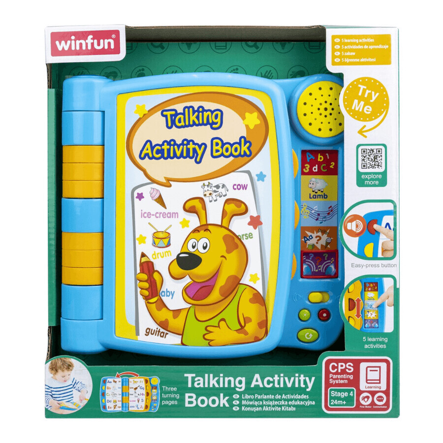 Activity book, 2 years+, Winfun