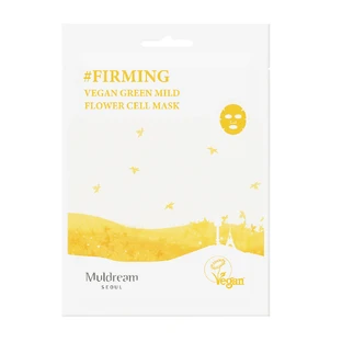 Mascarilla facial vegana tonificante con extracto de flores, 25 ml, Muldream